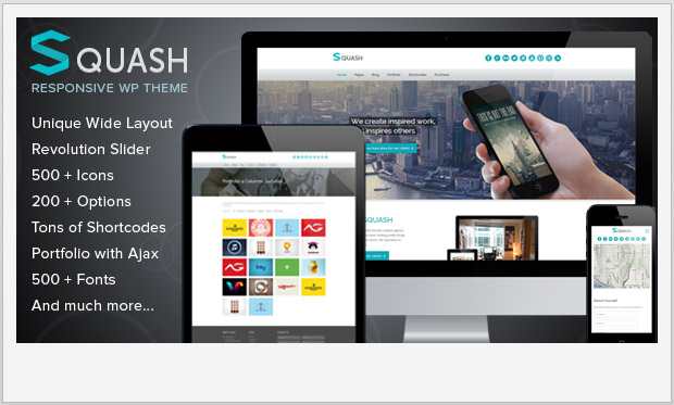 Squash- Creative WordPress Theme