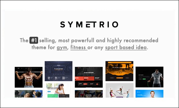 Symetrio - Gym and Fitness WordPress Themes