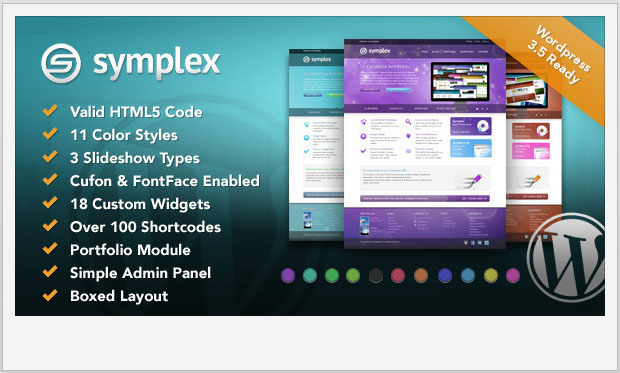 Symplex - Creative WordPress Theme