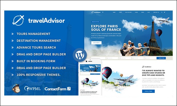 Travel Advisor - Travel Agency WordPress themes