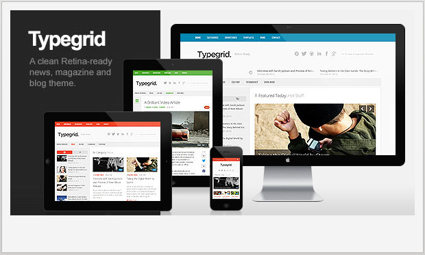 Typegrid - News Website WordPress Theme
