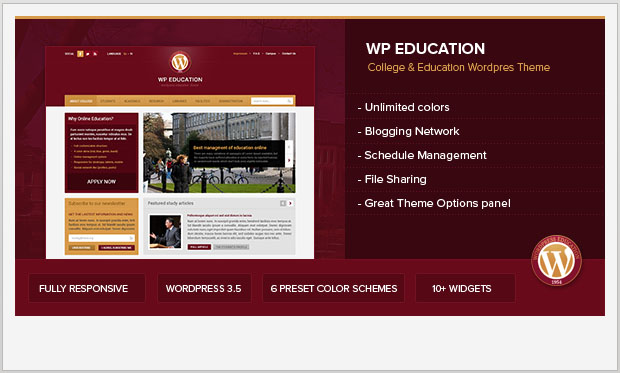 WP Education - Education WordPress Theme
