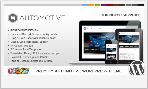 WP Pro - Car Dealer WordPress Theme