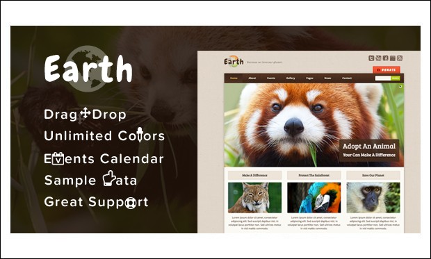 earth - Environment WordPress Themes