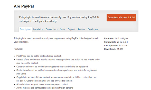 Are Paypal -Notch WordPress PayPal plugin