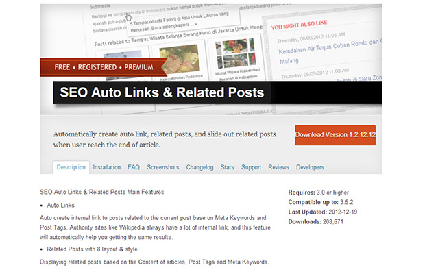 SEO Auto Links and Related Posts Plugin