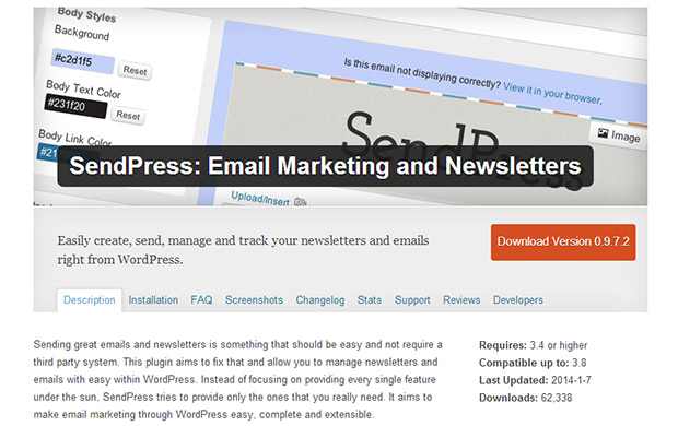 SendPress -WordPress Newsletter Plugin