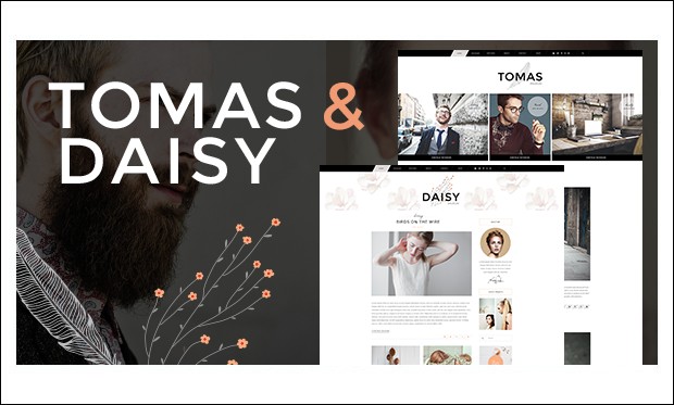 Tomas and Daisy - WordPress Templates for Women