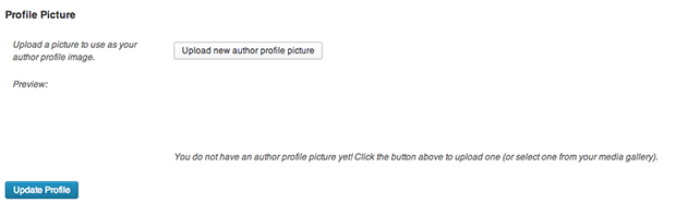 Add Picture to Author Profile in WordPress