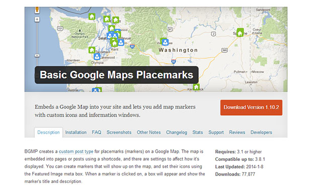 Basic Google Maps Placemarks Google Maps Plugin