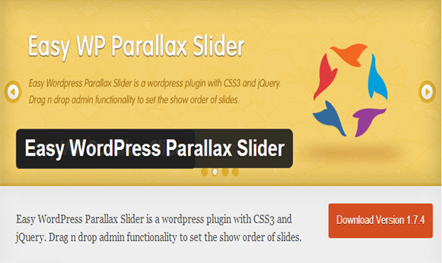 Easy WordPress Parallax Slider