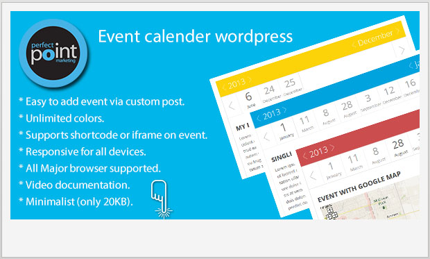 Event calender wordpress -Wordpress Events Plugin