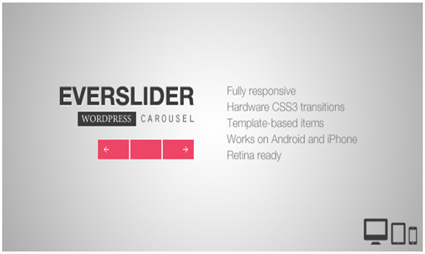 Everslider WordPress Responsive Slider Plugins