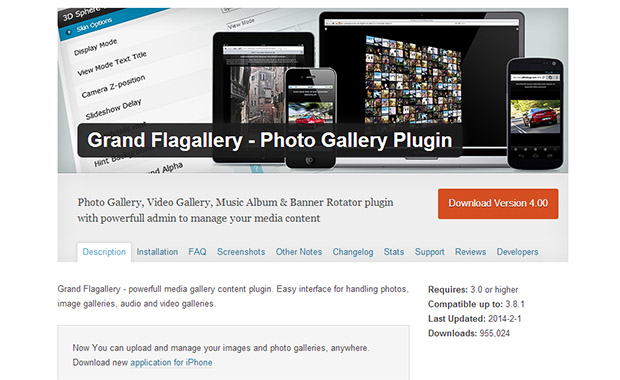Grand Flagallery -WordPress Media Gallery Plugin