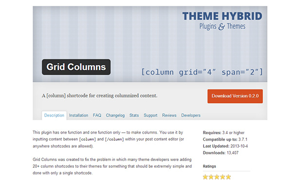 Grid Columns -WordPress Grid Plugin