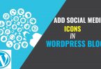 How to add social media icons to your blog