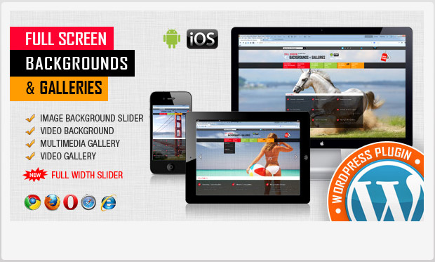 Image&Video FullScreen Background -WordPress Media Gallery Plugin