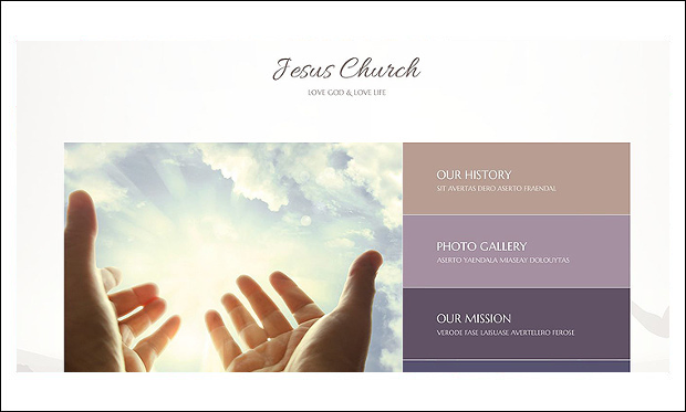 Jesus Church - WordPress Themes for Churches