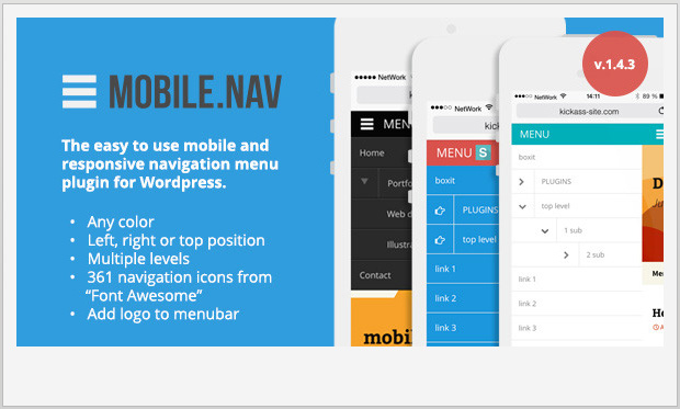 MOBILE NAV -WordPress Mobile Plugin