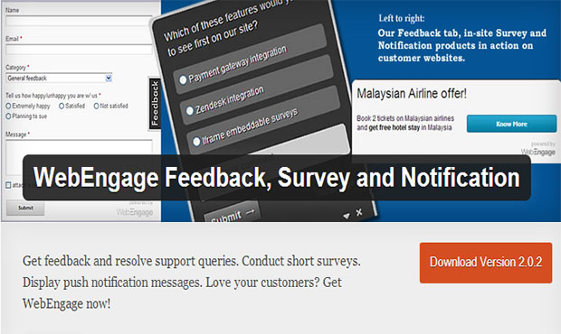WebEngage Feedback, Survey and Notification
