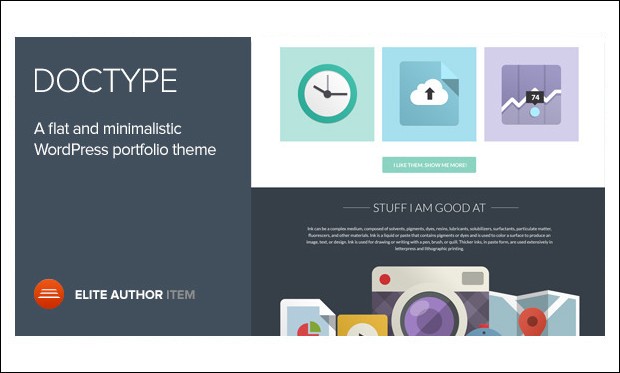 Doctype - Flat Design WordPress Themes