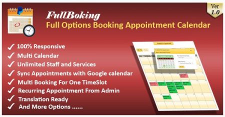 FullBooking - Full Options Appointment Booking and Scheduling for WordPress