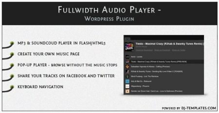 Fullwidth Audio Player