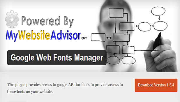 Google Web Fonts Manager