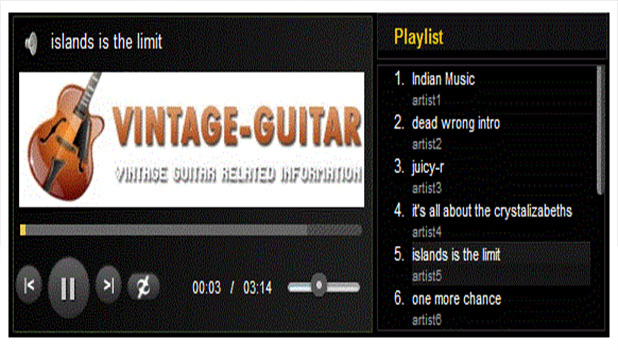 HTML5 MP3 Player