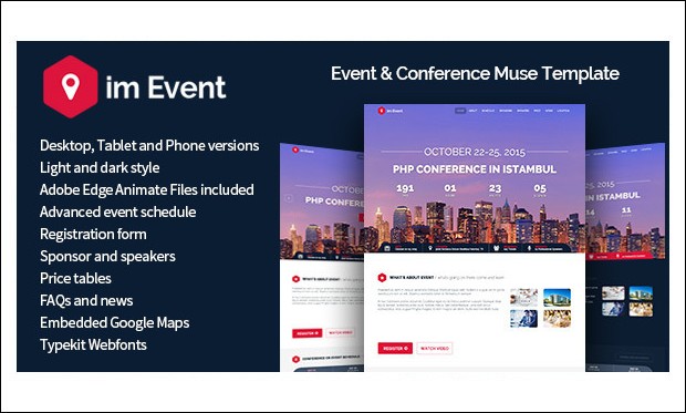 Im Event - WordPress Templates for Events and Conferences
