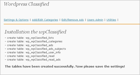 Add WP Classified Plugin for WordPress