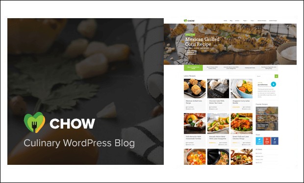 Chow - WordPress Themes for Chefs