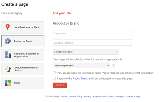 Create and Setup Google+ Brand Page for Your WordPress Site