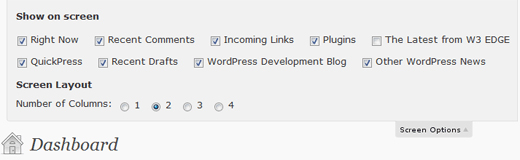 Customizing your WordPress Dashboard
