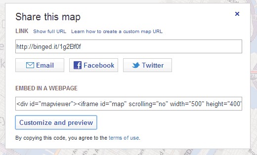 Embedding Bing Maps into WordPress