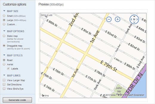 Embedding Bing Maps into WordPress
