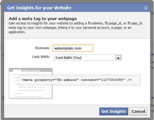 Get Facebook Insights for Your WordPress Site