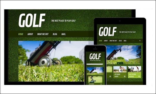 GolfResponsive - Golf WordPress Themes