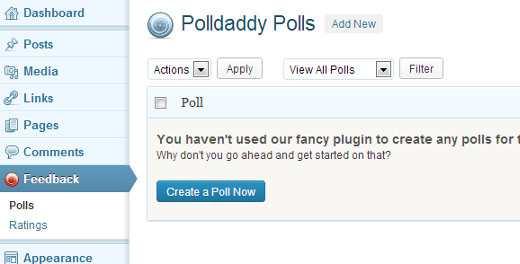 Insert PollDaddy Polls in WordPress