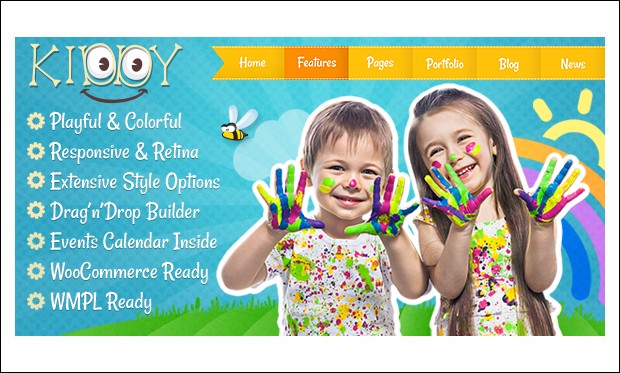 Kiddy - Child Care WordPress Themes