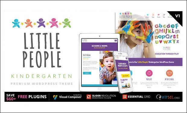 Little People - Child Care WordPress Themes