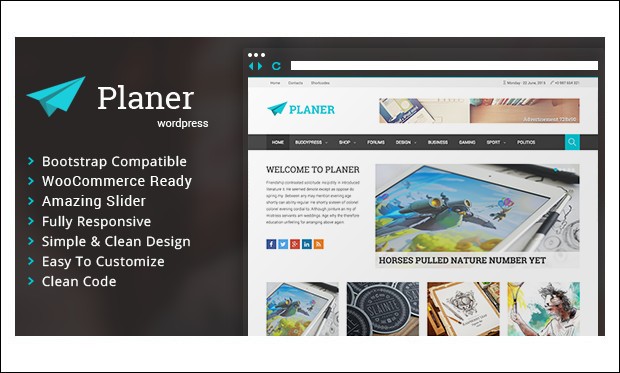 Planer - Advertiser WordPress Themes