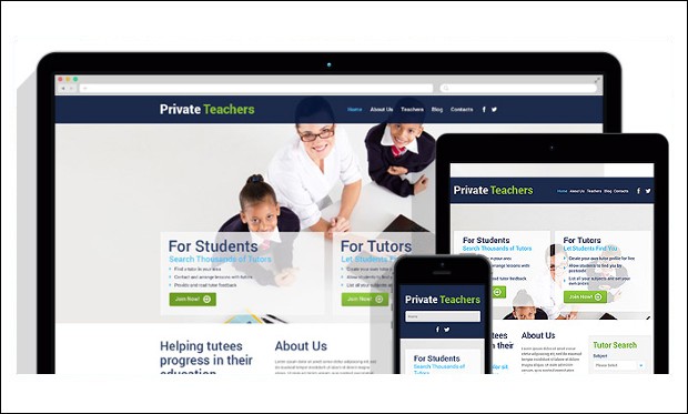 Private Teachers - WordPress Themes for Professors and Teachers
