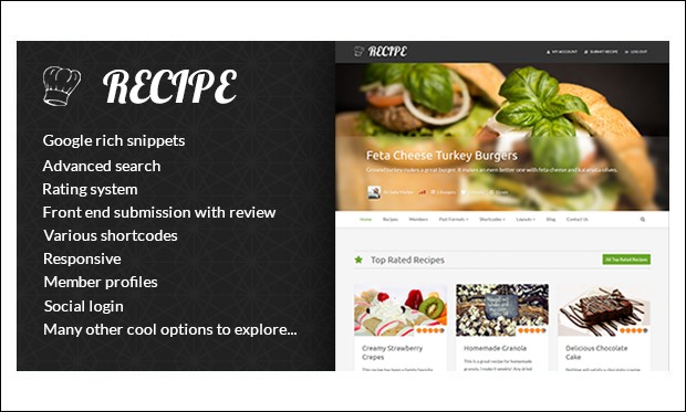 Recipe - WordPress Themes for Chefs