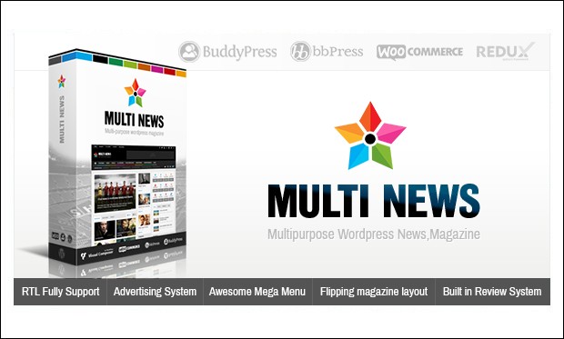 Multi news - WordPress Themes for News Websites