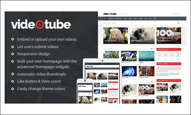 videotube - WordPress Themes for Videos