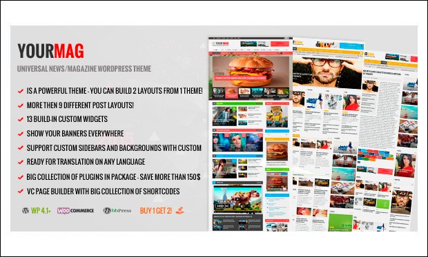 yourmag - WordPress Themes for News Websites