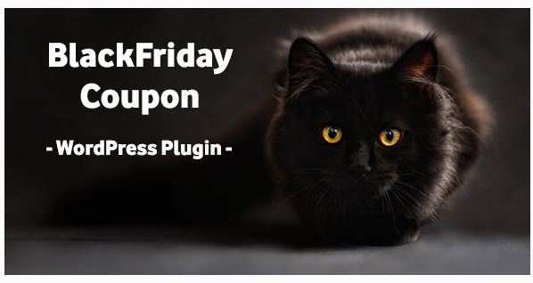 BlackFriday coupon WordPress Plugin