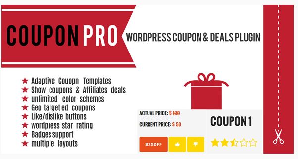 Coupon Pro WordPress Coupon & Deals Plugin