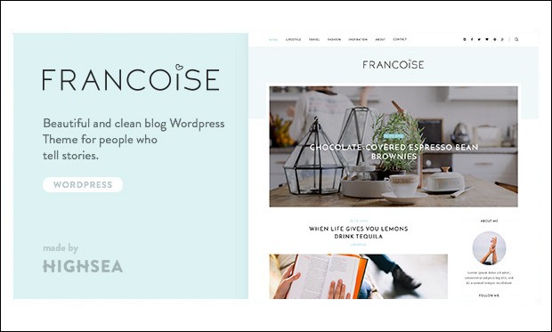 Franscoise - WordPress Themes for Content Sharing